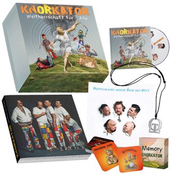 Knorkator: Weltherrschaft für Alle - Exklusive (magnetische) Fanbox CD im Mediabook & Buch